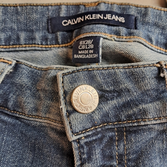 Calvin Klein Blue Jeans CKJ001 Super Skinny Size 8/28 - Picture 6 of 11